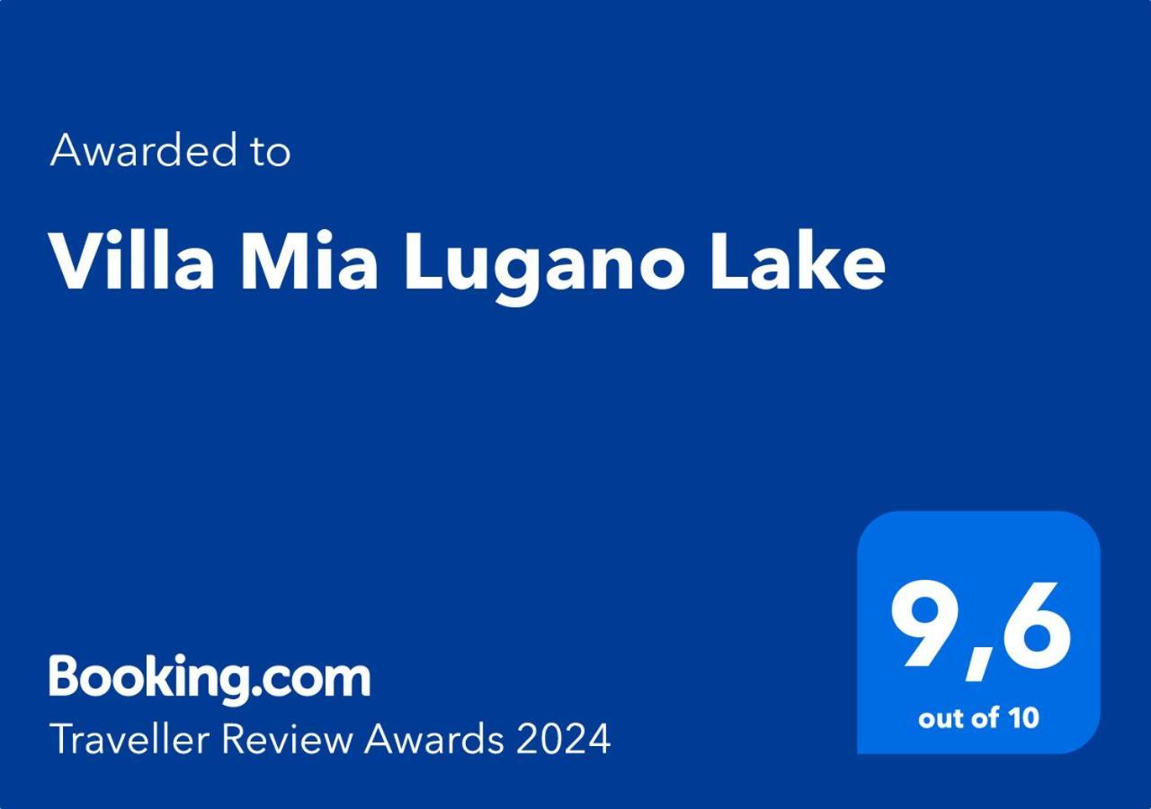 Villa Mia Lugano Lake Brusimpiano Exterior foto